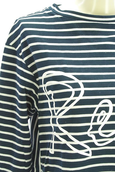 GEORGES RECH（ジョルジュレッシュ）の古着「ボーダー×ストライプ　ロゴカットソー（Ｔシャツ）」大画像４へ
