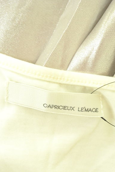 CAPRICIEUX LE'MAGE（カプリシュレマージュ）の古着「サテンプリーツタンクトップ（カットソー・プルオーバー）」大画像６へ