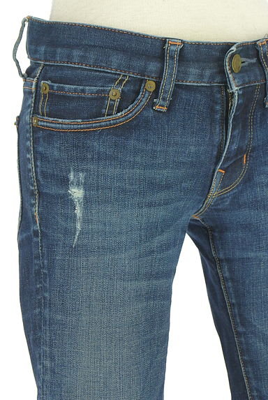 PLST（プラステ）の古着「ダメージ加工スキニーデニムパンツ（デニムパンツ）」大画像４へ
