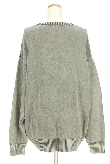 JEANASiS（ジーナシス）の古着「USED加工オーバーサイズロゴニット（ニット）」大画像２へ