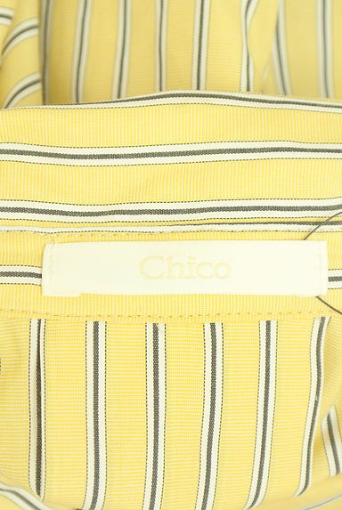 Chico（チコ）の古着「オープンショルダーストライプブラウス（ブラウス）」大画像６へ