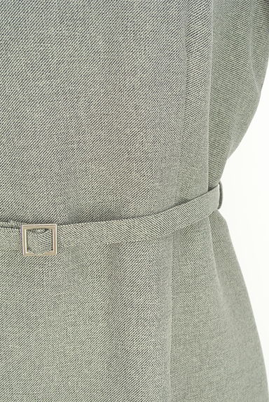 NATURAL BEAUTY BASIC（ナチュラルビューティベーシック）の古着「同素材ベルト付き半袖ワンピース（ワンピース・チュニック）」大画像５へ