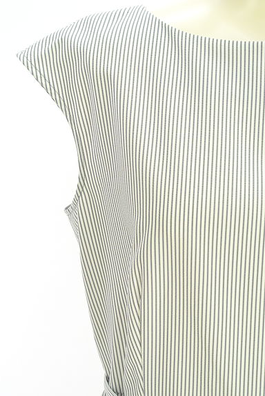 NATURAL BEAUTY BASIC（ナチュラルビューティベーシック）の古着「ベルト付きノースリワンピース（ワンピース・チュニック）」大画像４へ