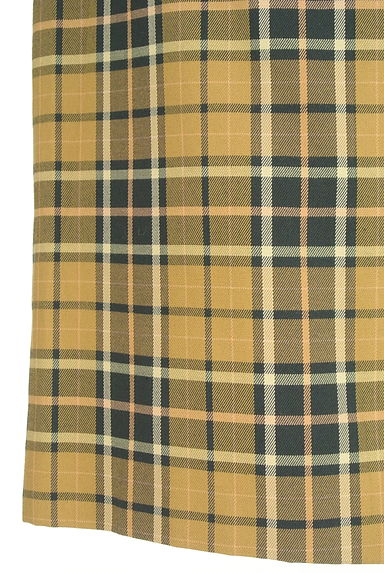 NATURAL BEAUTY BASIC（ナチュラルビューティベーシック）の古着「ミディ丈チェック柄巻きスカート（スカート）」大画像５へ