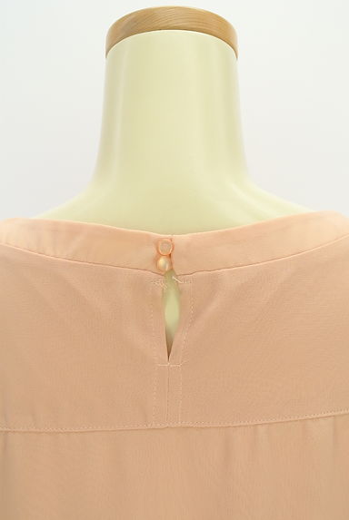 NATURAL BEAUTY BASIC（ナチュラルビューティベーシック）の古着「半袖ピンタックシフォンカットソー（カットソー・プルオーバー）」大画像５へ