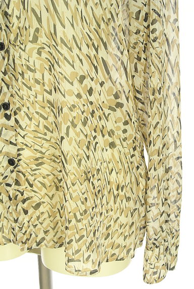 NARA CAMICIE（ナラカミーチェ）の古着「ラメストライプMIX総柄ブラウス（ブラウス）」大画像５へ