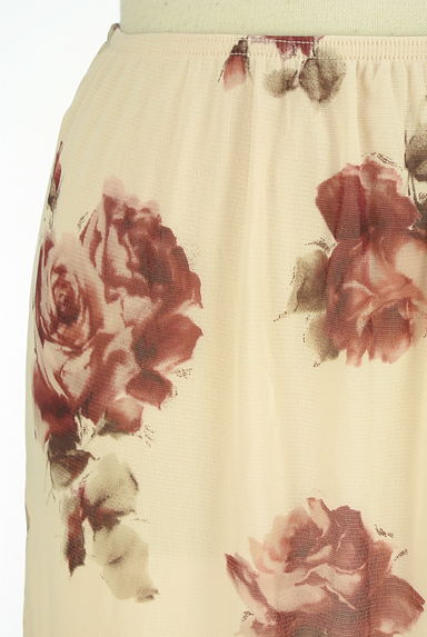 L'EST ROSE（レストローズ）の古着「花柄チュールスカート（ロングスカート・マキシスカート）」大画像４へ