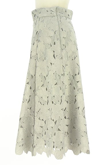 PROPORTION BODY DRESSING（プロポーションボディ ドレッシング）の古着「花柄刺繍レースロングスカート（ロングスカート・マキシスカート）」大画像３へ