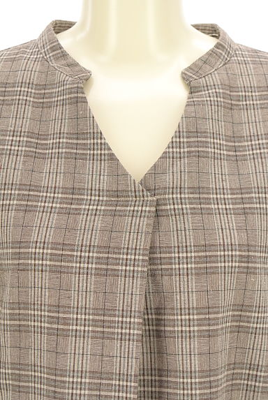 MERCURYDUO（マーキュリーデュオ）の古着「チェック柄カットソー（カットソー・プルオーバー）」大画像４へ
