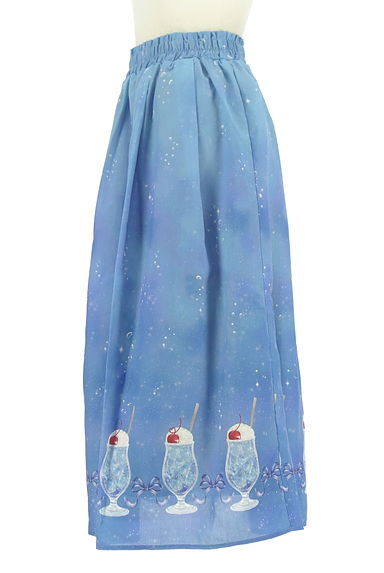 axes femme（アクシーズファム）の古着「クリームソーダ柄ロングスカート（ロングスカート・マキシスカート）」大画像３へ