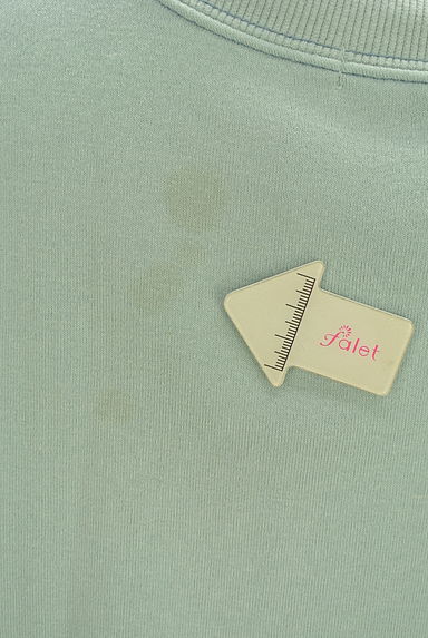 axes femme（アクシーズファム）の古着「パール付き裏起毛ドロストスウェット（スウェット・パーカー）」大画像５へ