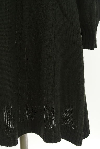 axes femme（アクシーズファム）の古着「リボン付きケーブル編みニットワンピース（ワンピース・チュニック）」大画像５へ