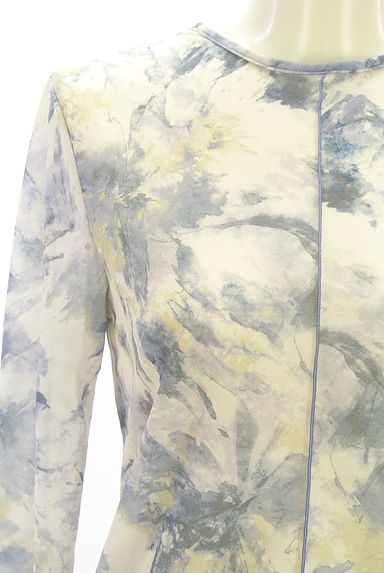 FRAY I.D（フレイアイディー）の古着「花柄シアーカットソー（カットソー・プルオーバー）」大画像４へ