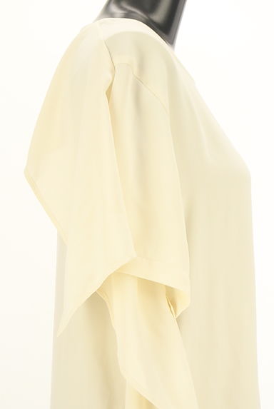 Maison Margiela（メゾンマルジェラ）の古着「フリルシアーブラウス（カットソー・プルオーバー）」大画像４へ