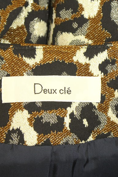 L'EQUIPE（レキップ）の古着「Deux cle レオパード柄ラメジャケット（ジャケット）」大画像６へ