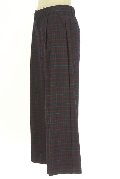 MAKELET LYON（メイクレットリヨン）の古着「アンクル丈起毛チェックワイドパンツ（パンツ）」大画像３へ