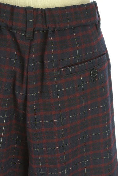 MAKELET LYON（メイクレットリヨン）の古着「アンクル丈起毛チェックワイドパンツ（パンツ）」大画像５へ