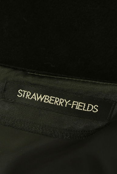 STRAWBERRY-FIELDS（ストロベリーフィールズ）の古着「膝上丈ベロアワンピース（ワンピース・チュニック）」大画像６へ