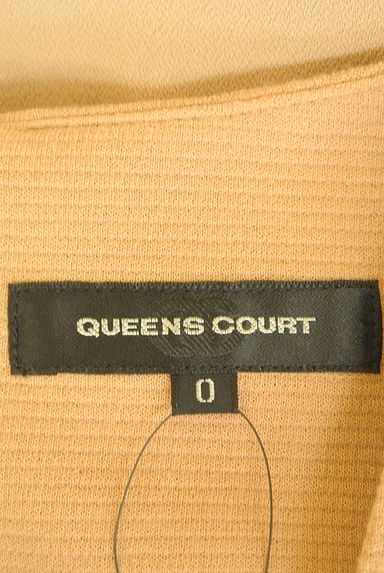 QUEENS COURT（クイーンズコート）の古着「セットアップ風別地切替半袖ワンピース（ワンピース・チュニック）」大画像６へ