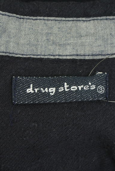 drug store's（ドラッグストアーズ）の古着「チェック切替ラウンドヘムシャツ（ブラウス）」大画像６へ