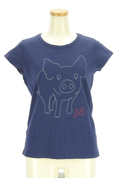 drug store's（ドラッグストアーズ）の古着「ブタ刺繍Tシャツ（Ｔシャツ）」大画像１へ