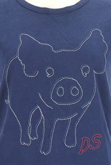 drug store's（ドラッグストアーズ）の古着「ブタ刺繍Tシャツ（Ｔシャツ）」大画像４へ