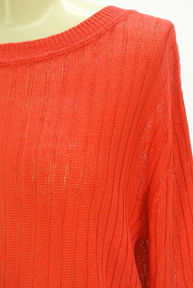 23区（２３ク）の古着「透かし編みリネンリブニット（ニット）」大画像４へ