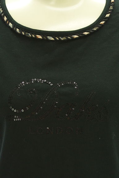 DAKS（ダックス）の古着「スパンコールロゴTシャツ（Ｔシャツ）」大画像４へ