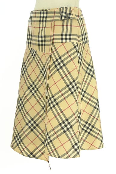 BURBERRY（バーバリー）の古着「チェック柄ミディラップスカート（スカート）」大画像３へ