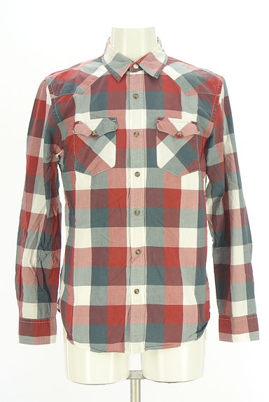 AMERICAN EAGLE（アメリカンイーグル）の古着「ブロックチェックシャツ（カジュアルシャツ）」大画像１へ