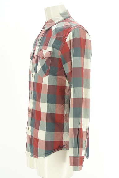 AMERICAN EAGLE（アメリカンイーグル）の古着「ブロックチェックシャツ（カジュアルシャツ）」大画像３へ