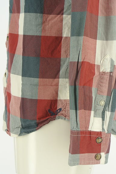 AMERICAN EAGLE（アメリカンイーグル）の古着「ブロックチェックシャツ（カジュアルシャツ）」大画像５へ