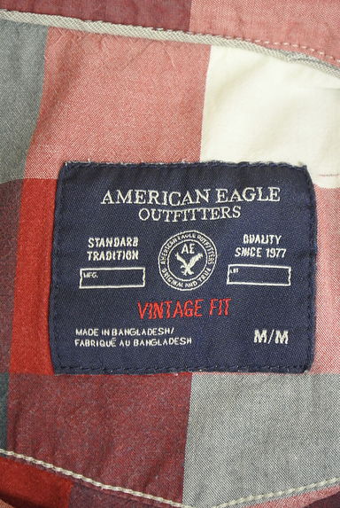 AMERICAN EAGLE（アメリカンイーグル）の古着「ブロックチェックシャツ（カジュアルシャツ）」大画像６へ