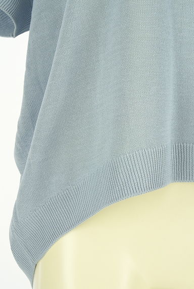 SM2（サマンサモスモス）の古着「Samansa Mos2 blue ワイドサマーニット（ニット）」大画像５へ