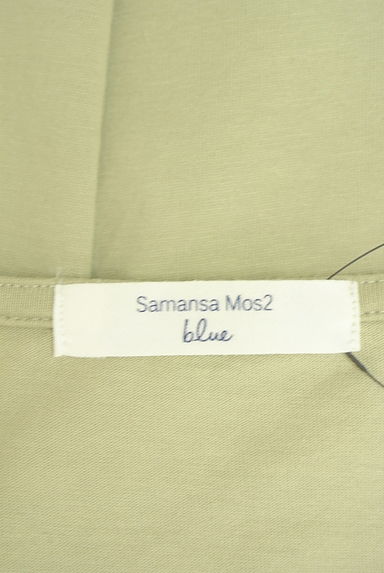 SM2（サマンサモスモス）の古着「Samansa Mos2 blue ロゴ刺繍Tシャツ（Ｔシャツ）」大画像６へ