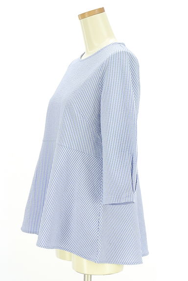 UNITED ARROWS（ユナイテッドアローズ）の古着「green label relaxing ストライプサッカートップス（カットソー・プルオーバー）」大画像３へ