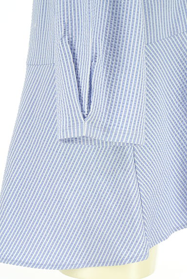 UNITED ARROWS（ユナイテッドアローズ）の古着「green label relaxing ストライプサッカートップス（カットソー・プルオーバー）」大画像４へ