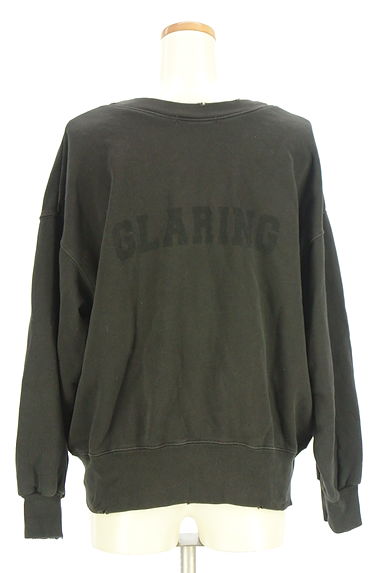 ＋81BRANCA（ハチイチブランカ）の古着「クラッシュ加工スウェットカーディガン（カーディガン・ボレロ）」大画像２へ