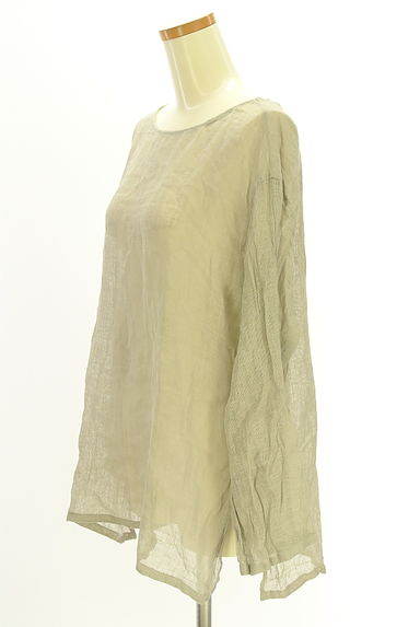 BABYLONE（バビロン）の古着「リネンメッシュカットソー（ニット）」大画像３へ