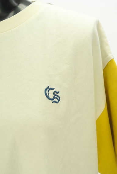 CUBE SUGAR（キューブシュガー）の古着「配色クルーネックTシャツ（カットソー・プルオーバー）」大画像５へ