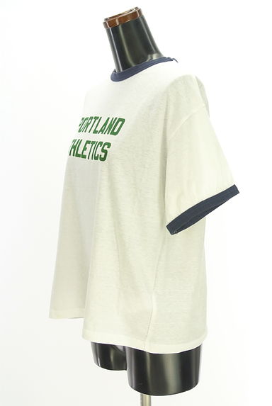 CUBE SUGAR（キューブシュガー）の古着「フロッキーロゴプリントTシャツ（Ｔシャツ）」大画像３へ