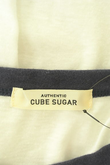 CUBE SUGAR（キューブシュガー）の古着「フロッキーロゴプリントTシャツ（Ｔシャツ）」大画像６へ