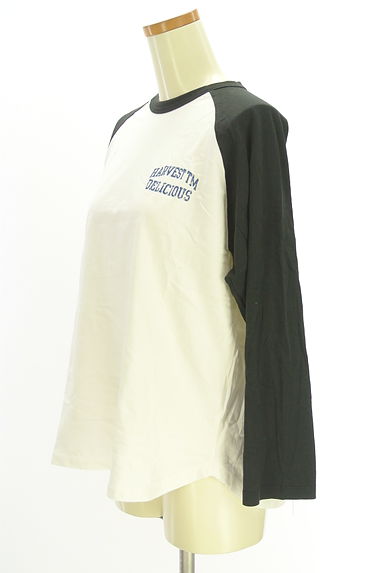 CUBE SUGAR（キューブシュガー）の古着「プリントラグランTシャツ（Ｔシャツ）」大画像３へ