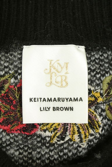 Lily Brown（リリーブラウン）の古着「花刺繍ショートニットカーディガン（カーディガン・ボレロ）」大画像６へ