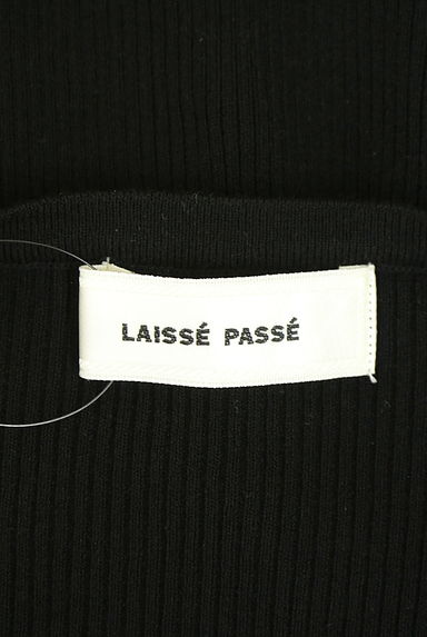 LAISSE PASSE（レッセパッセ）の古着「フロントパール付きフレアスリーブニット（ニット）」大画像６へ