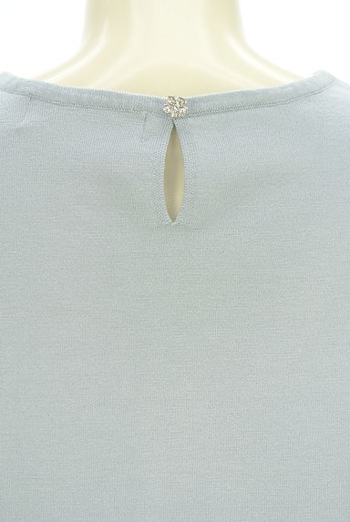 LAISSE PASSE（レッセパッセ）の古着「花刺繍ノースリニット（ニット）」大画像５へ