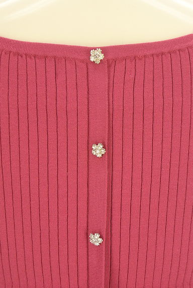 LAISSE PASSE（レッセパッセ）の古着「花モチーフ付きノースリ恥部ニット（ニット）」大画像５へ