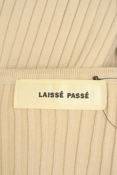 LAISSE PASSE（レッセパッセ）の古着「ベロアレースアップリブニット（ニット）」大画像６へ