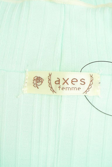 axes femme（アクシーズファム）の古着「シフォンレイヤー袖リブカットソー（ニット）」大画像６へ