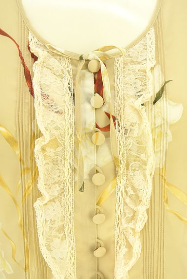 INGEBORG（インゲボルグ）の古着「花柄シフォンブラウス（ブラウス）」大画像４へ